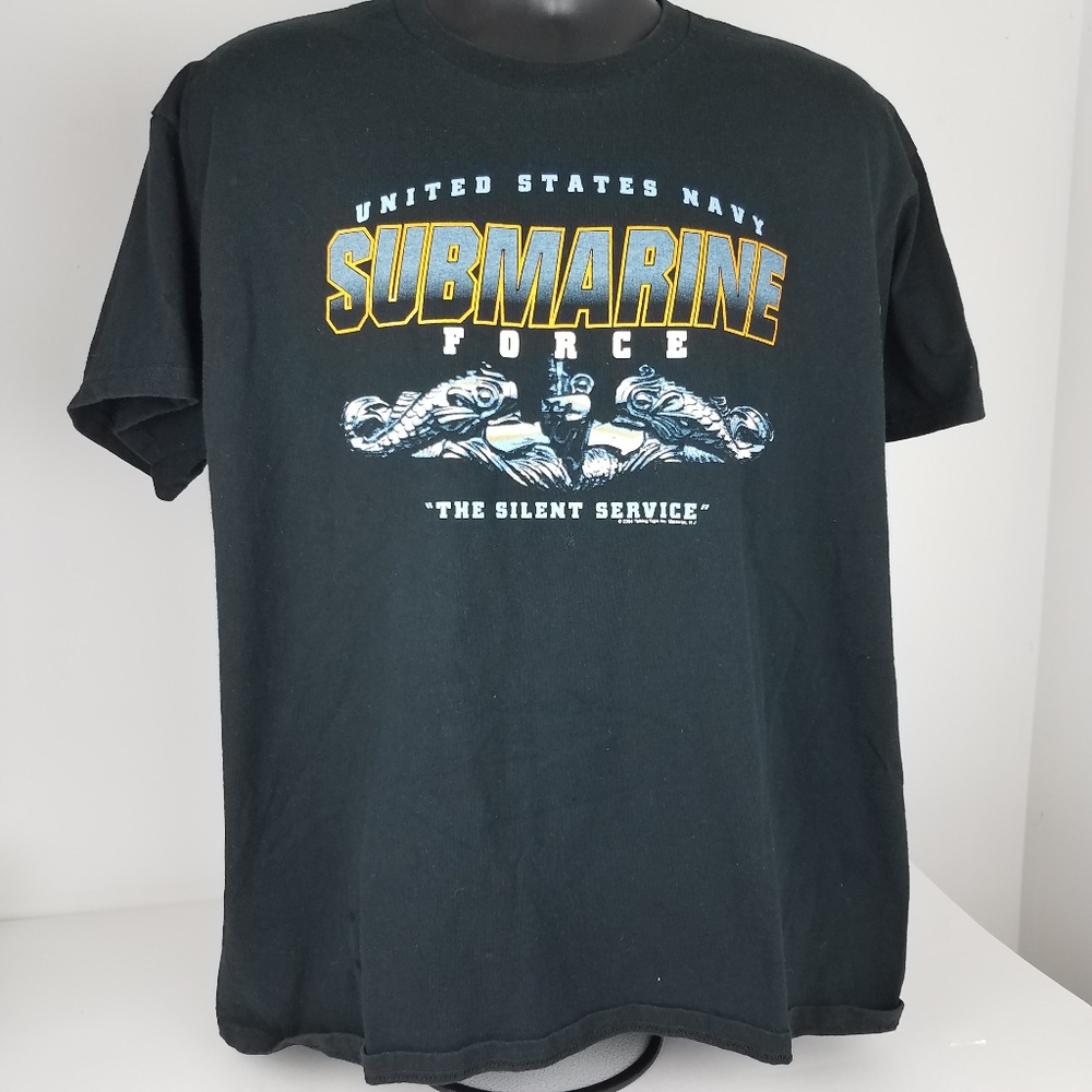 EUC US Navy Submarine Force Graphic T Shirt (XL)